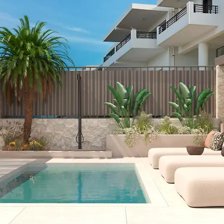Villa Iris Beachfront Residence, Coastal City Living, By Thinkvilla Rethymno (Crete)